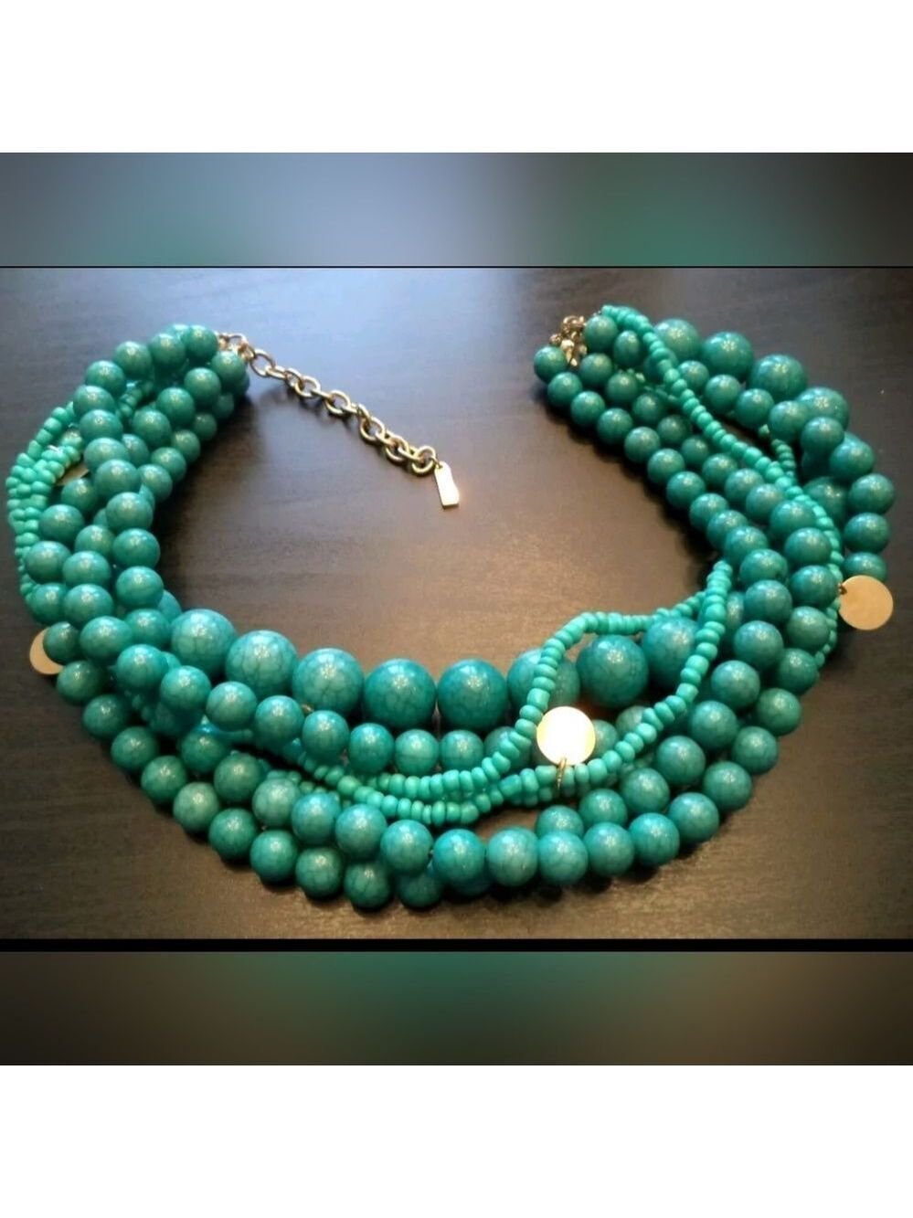 Sugarfix Heavy Turquoise Necklace